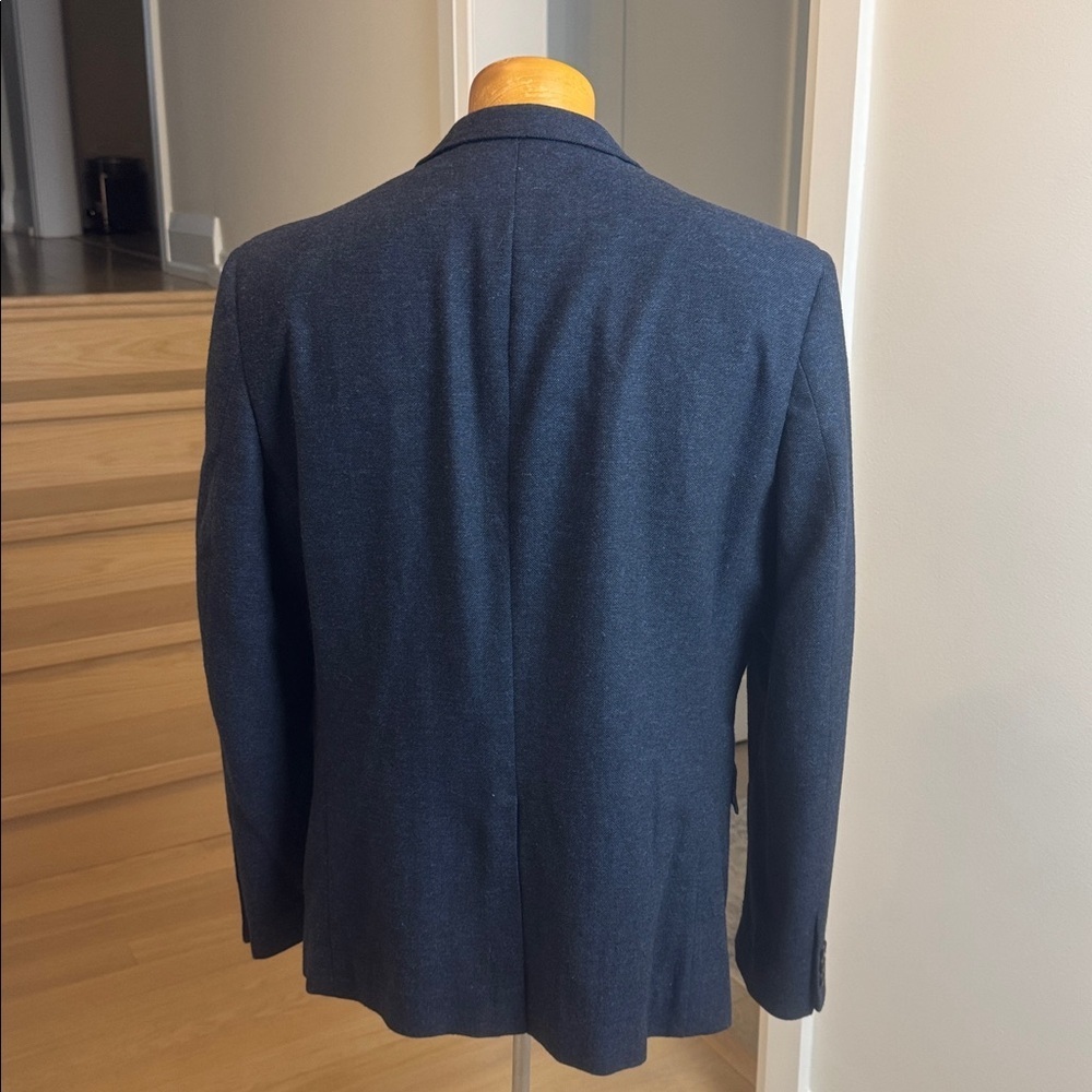 Racing Green British Style Wool Blend Blazer – Size 42 – Navy - Picture 3 of 8